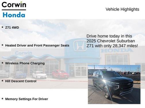 2025 Chevrolet Suburban Z71