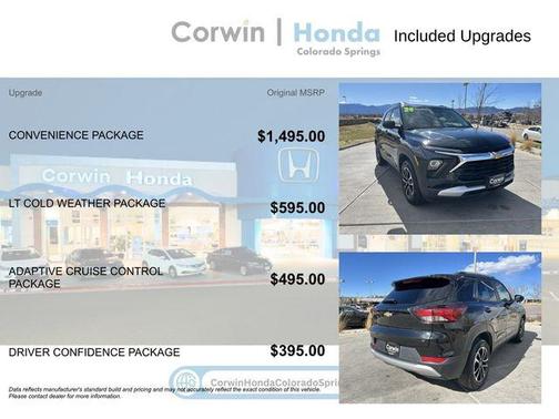 Mosaic Black Metallic 2024 Chevrolet Trailblazer LT