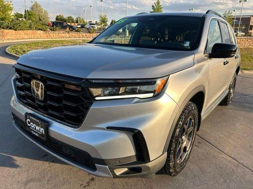 Silver 2025 Honda Pilot TrailSport