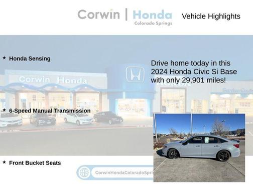 2024 Honda Civic Si Base