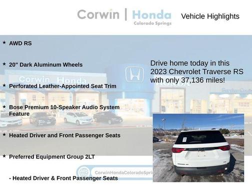 2023 Chevrolet Traverse RS