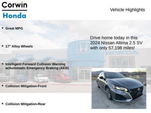 2024 Nissan Altima 2.5 SV