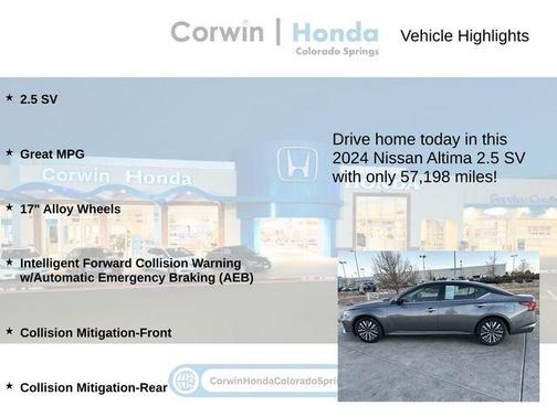 2024 Nissan Altima 2.5 SV