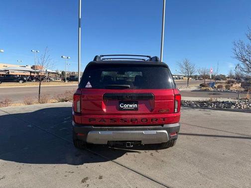 Red 2026 Honda Passport TrailSport