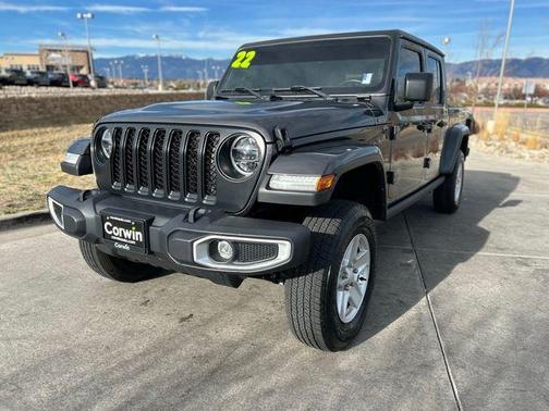 Granite Crystal Clearcoat Metallic 2022 Jeep Gladiator Sport