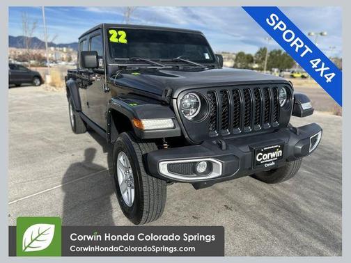 Granite Crystal Clearcoat Metallic 2022 Jeep Gladiator Sport