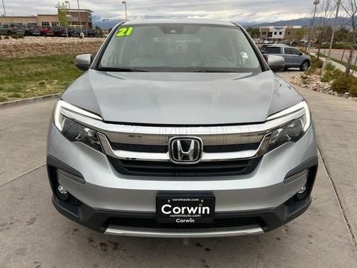 Modern Steel Metallic 2021 Honda Pilot EX-L