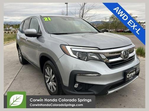 Modern Steel Metallic 2021 Honda Pilot EX-L