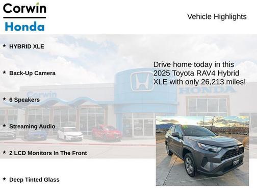 2025 Toyota RAV4 Hybrid XLE