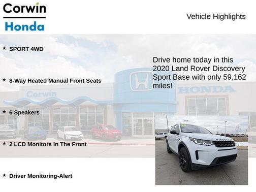 2020 Land Rover Discovery Sport Standard