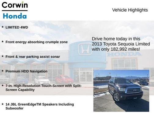 2013 Toyota Sequoia Limited