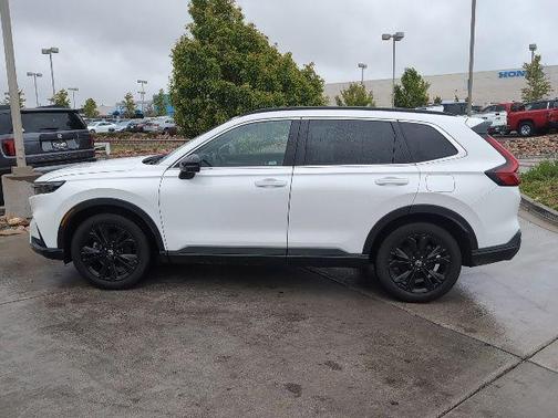 Platinum White Pearl 2023 Honda CR-V Hybrid Sport Touring