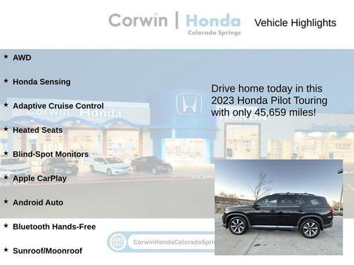 2023 Honda Pilot Touring