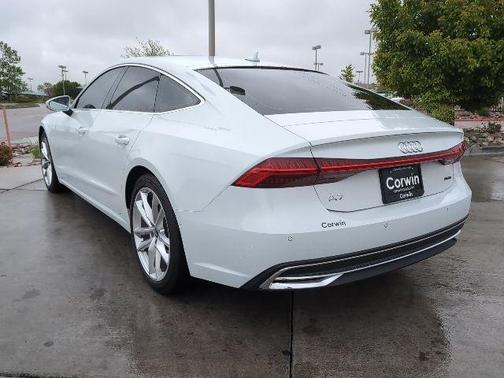 Glacier White Metallic 2021 Audi A7 55 Premium