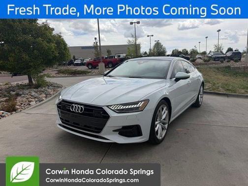 Glacier White Metallic 2021 Audi A7 55 Premium