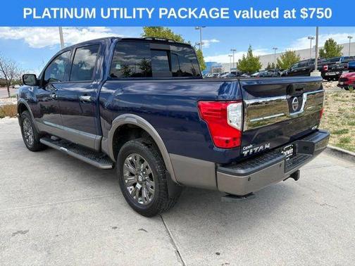 Deep Blue Pearl 2018 Nissan Titan Platinum Reserve