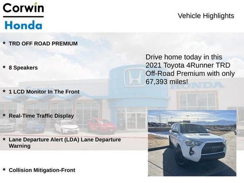 2021 Toyota 4Runner TRD Off Road Premium