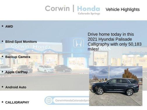 2021 Hyundai PALISADE Calligraphy