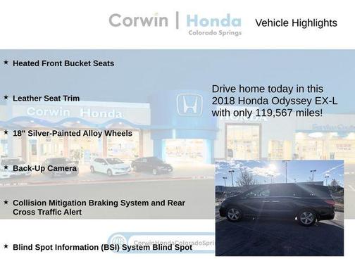 2018 Honda Odyssey EX-L