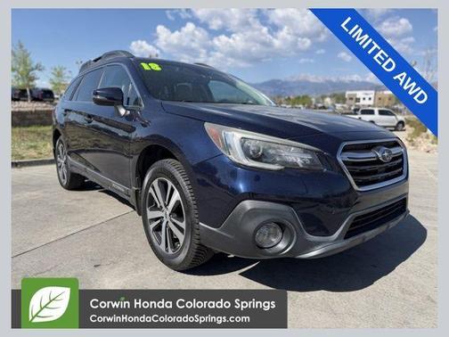Dark Blue 2018 Subaru Outback 2.5i Limited