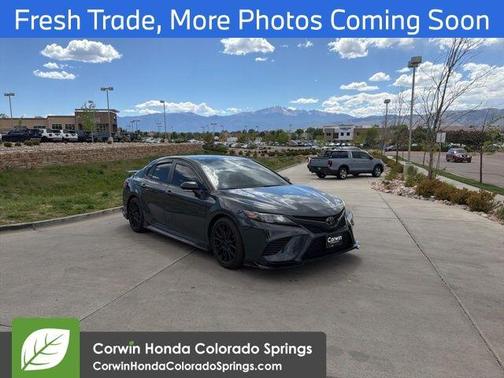 Midnight Black Metallic 2023 Toyota Camry TRD V6