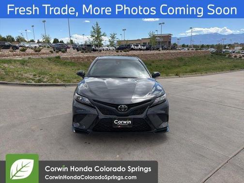 Midnight Black Metallic 2023 Toyota Camry TRD V6