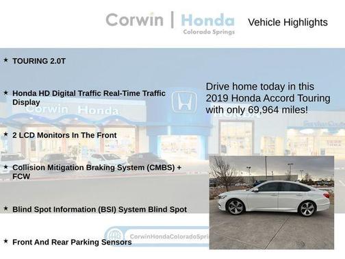 2019 Honda Accord Touring 2.0T