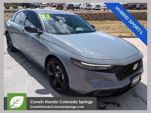 Urban Gray Pearl 2023 Honda Accord Hybrid Sport-L