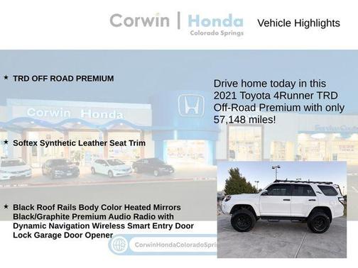 2021 Toyota 4Runner TRD Off Road Premium