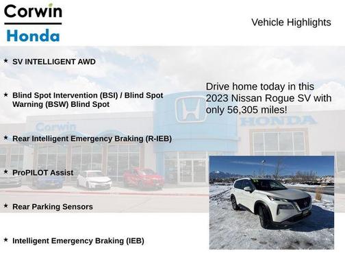 2023 Nissan Rogue SV