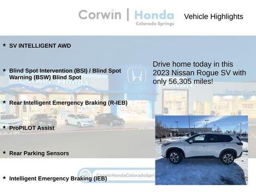 2023 Nissan Rogue SV