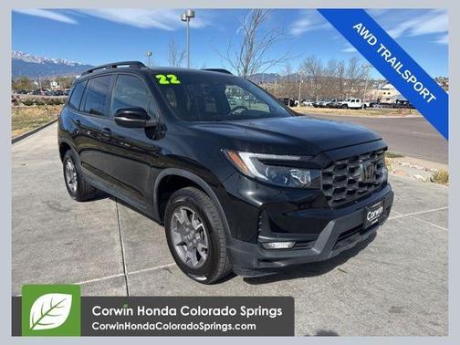 Crystal Black Pearl 2022 Honda Passport TrailSport