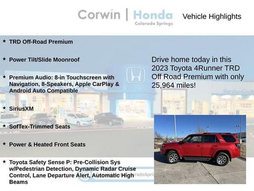 2023 Toyota 4Runner TRD Off Road Premium