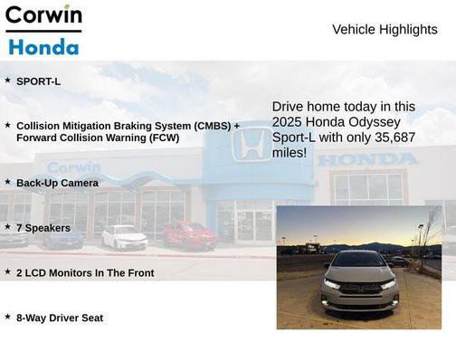 2025 Honda Odyssey Sport-L