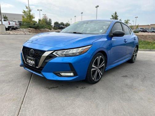 Electric Blue Metallic 2021 Nissan Sentra SR