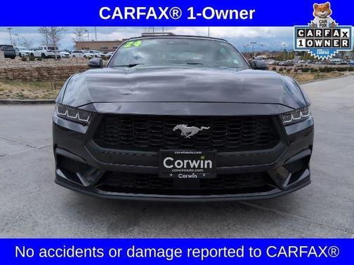 Dark Matter Gray Metallic 2024 Ford Mustang EcoBoost Premium