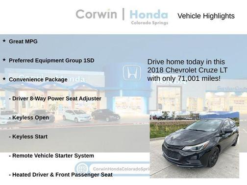2018 Chevrolet Cruze LT