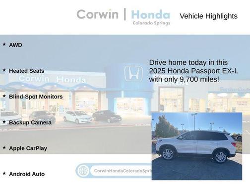 2025 Honda Passport EX-L