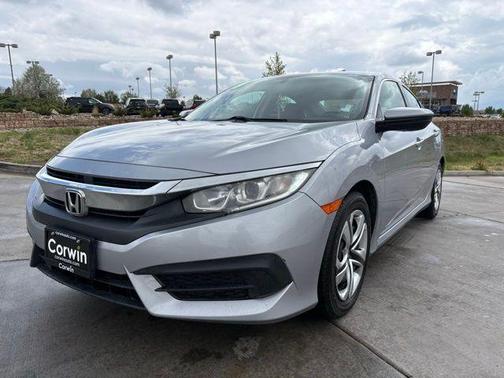 Lunar Silver Metallic 2018 Honda Civic LX