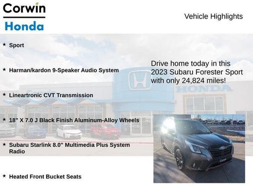 2023 Subaru Forester Sport