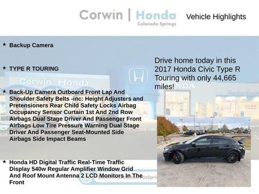 2017 Honda Civic Type R Touring