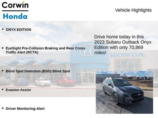 Magnetite Gray Metallic 2023 Subaru Outback Onyx Edition