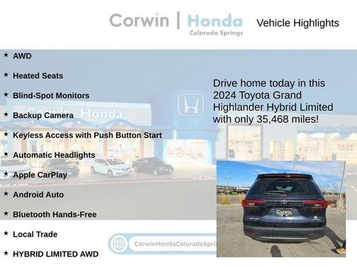 2024 Toyota Grand Highlander Hybrid LIMITED