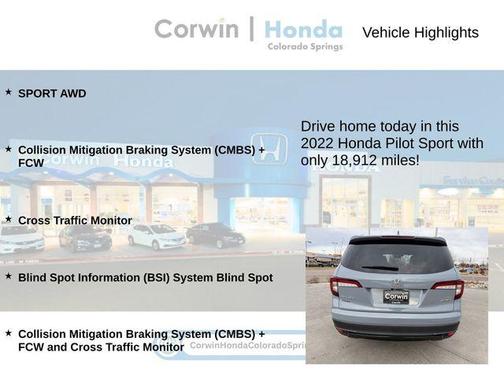 2022 Honda Pilot Sport