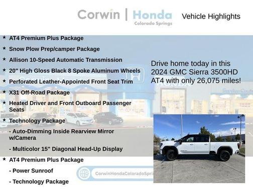 2024 GMC Sierra 3500 AT4