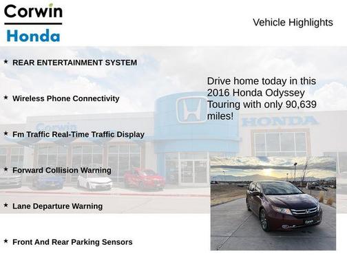 2016 Honda Odyssey Touring