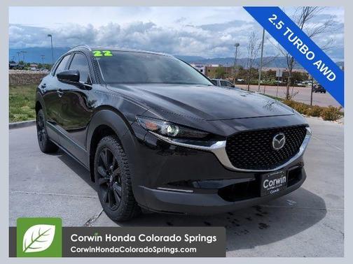 Jet Black Mica 2022 Mazda CX-30 2.5 Turbo