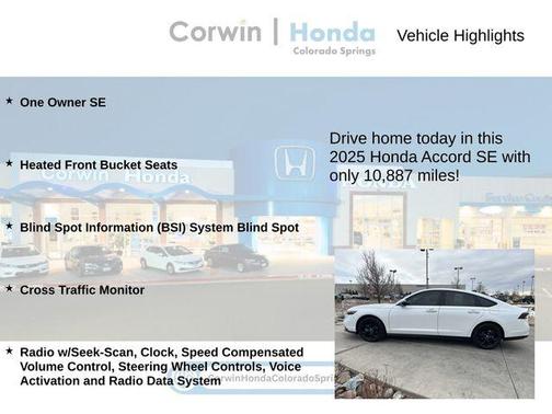 2025 Honda Accord SE