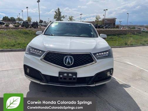 Platinum White Pearl 2020 Acura MDX 3.5L Technology & A-Spec Pkgs