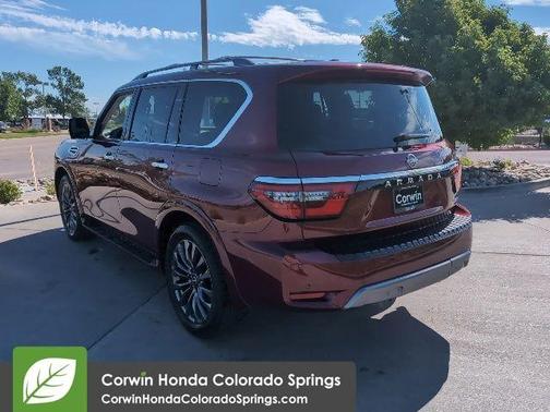 Coulis Red 2024 Nissan Armada Platinum